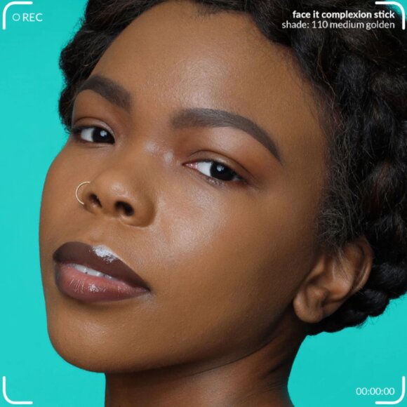 🌈4/$20 NIP THREAD BEAUTY Face It Multi-Use Complexion Stick 110 Medium Golden - Picture 2 of 4